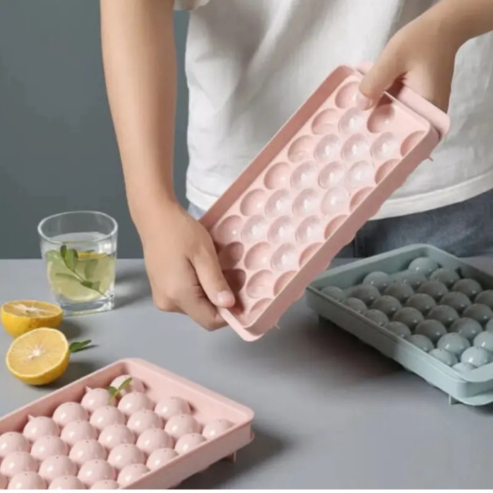 2-Pack: Ice Ball Maker Round Ice Cube Tray Mold